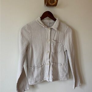 LACAUSA Cream Utility Jacket